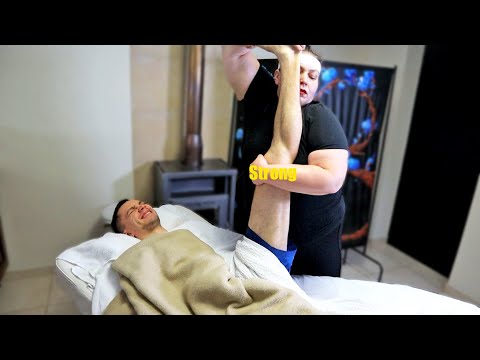 Stronger than ever | ASMR Mega hard massage by strong Maria