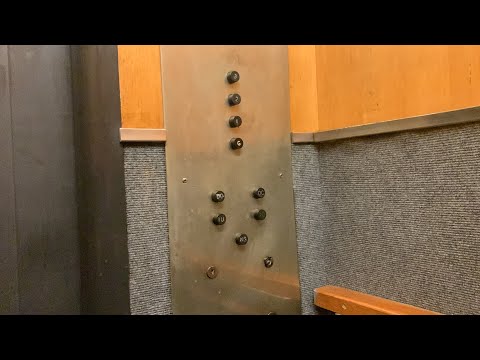 Epic, rare and old! Otis black button traction elevator @ 158 Margaret St, Toowoomba