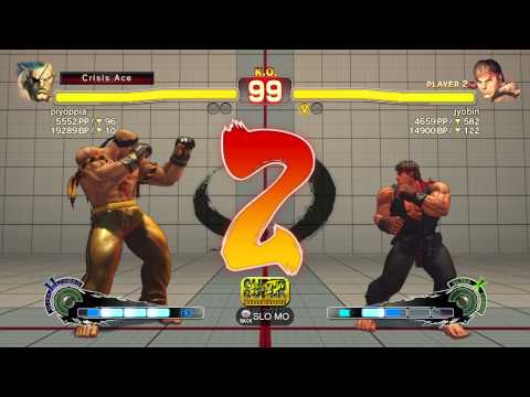 SSFIVAE~ Ryu (jyobin) vs. Sagat (piyoppia) HD