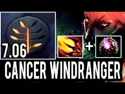 Cancer Windranger Dagon and Octarine Core Build by SingSing Epic Talent Tree WTF Dota 2