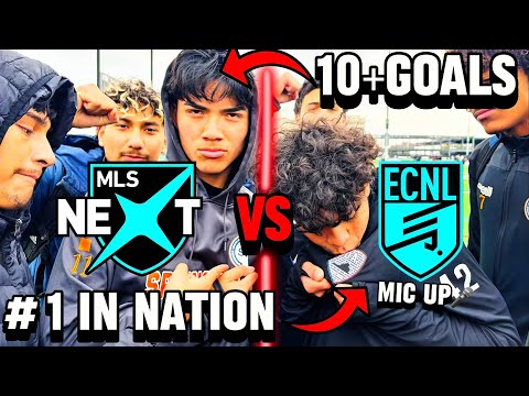 #1 ECNL TEAM EMBARRASSES TOP MLS NEXT TEAM!!! **MIC’D UP**