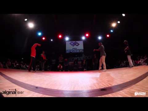 Cergy Original Floor 2 - 1/4 Finale 2VS2 Hiphop - Trick & Jens Vs Jimmy & Junbox - Karism