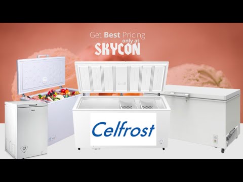 Celfrost cf 560 chest freezer exclusively at skycon applianc...