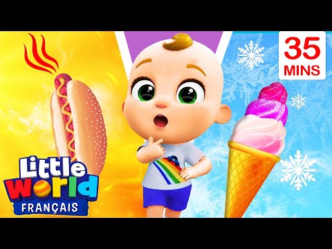 C'est chaud - c'est froid | Comptines pour les tout-petits | Little World Français