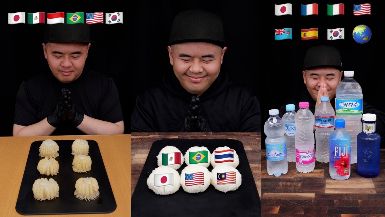 【ASMR】国別食べ比べショート動画まとめ