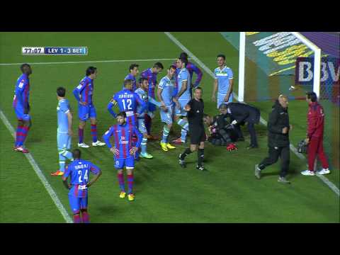 Gol de Rubén Castro (1-3) en el Levante UD - Real Betis - HD