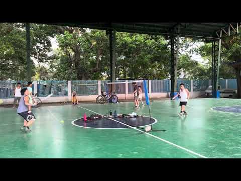 Our #sporty kuya #sports #badminton l