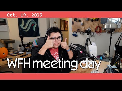 pull requests and meetings || day in my life || vlog thumbnail