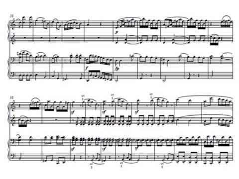 Sonata in C-major for piano four-hands (3rd movement)