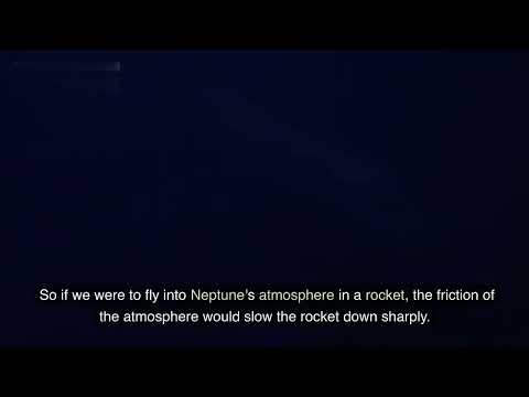 What happens when you fly with a rocket into the neptune?