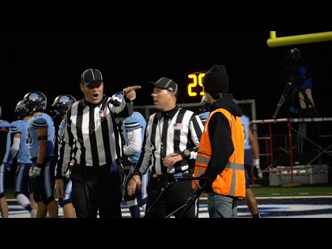 Mowing The Field During a Football Game