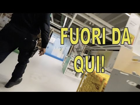 I slept one night in the shopping centre