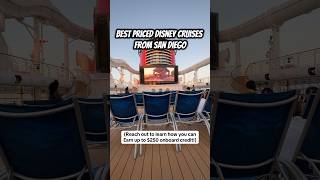 New Disney Cruises sailing from San Diego! 🚢 Reach out to book and earn up to $250 onboard credit!