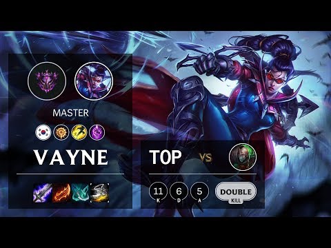 Vayne Top vs Singed - KR Master Patch 10.12