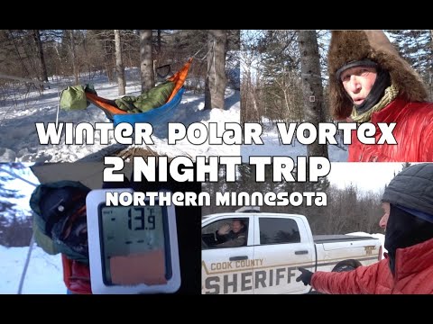 Winter Polar Vortex 2 Night Trip Northern Minnesota