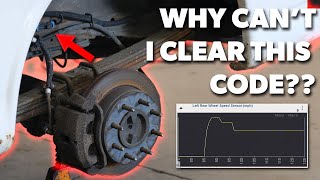 ABS Wheel Speed Sensor Circuit Code With GOOD SIGNAL?