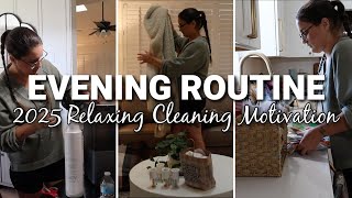 NIGHT TIME CLEANING MOTIVATION | CLOSING SHIFT | RELAXING CLEAN WITH ME 2025 | CLEANING MUSIC