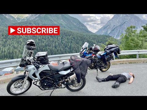 Ihre erste Motorradtour und dann direkt aufs Stilfser Joch??! 😱🤪😍