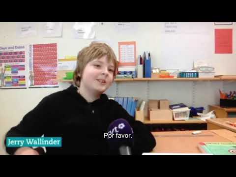 Swedish kid speaking Spanish