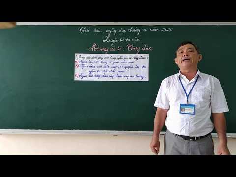 Môn LTVC lớp 5, bài Mở rộng vốn từ: Công dân (GV Nguyễn Thanh Tuấn, Trường TH C Phú Mỹ)