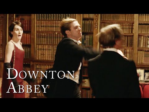 Fight in the Abbey! | Downton Abbey