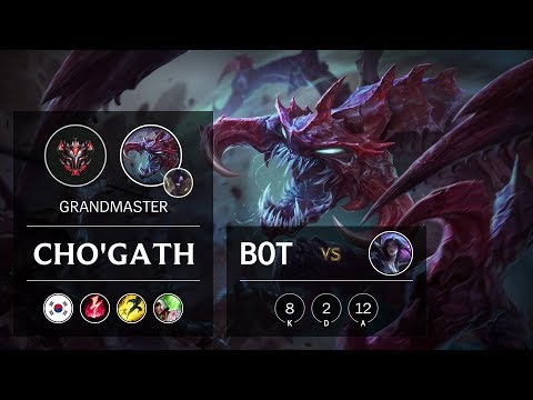 Cho'Gath Bot vs Kai'Sa - KR Grandmaster Patch 9.12