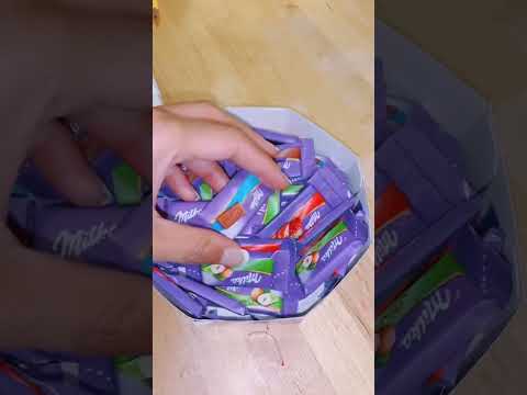 I loved these Milka chocolates! Comes with such a great variations! #candyasmr #milka