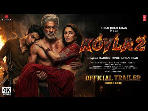 KOYLA 2 - Official Trailer | Shah Rukh Khan | Aryan Khan | Madhuri Dixit | New Movies Trailers 2026