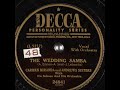 The Wedding Samba ~ Carmen Miranda and Andrews Sisters with Vic Schoen and His Orchestra (1950)