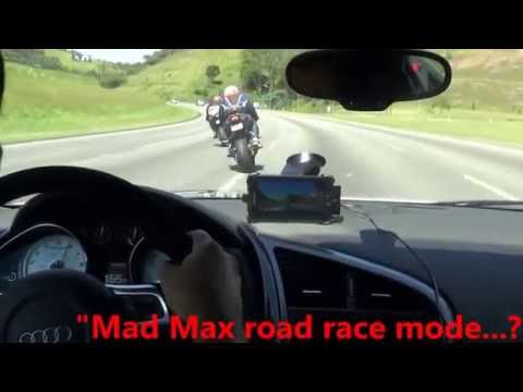 Audi R8 vs Kawasaki Ninja ZX10R vs Suzuki GSXR1000