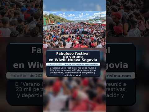 Fabuloso festival de verano en Wiwilí-Nueva Segovia