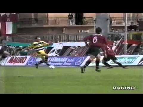 Serie A 1999-2000, day 07 Reggina - Parma 2-2 (2 Crespo, Baronio, Pirlo)