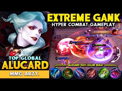 Insane Slash Damage! 100% Controlled the Game! Arzy Alucard Top Global Gameplay | Arzy Alucard Build