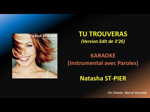 TU TROUVERAS (Edit) - NATASHA ST PIER - KARAOKE