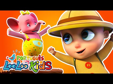 Um Elefante se Balançava e Mais Divertidas Músicas Infantis com LooLoo Kids em Português