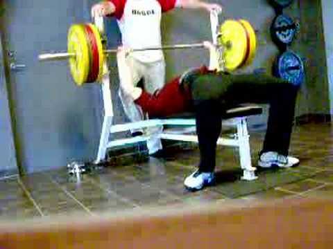 Lukas Nilsson Bänkpress 160 kg RAW