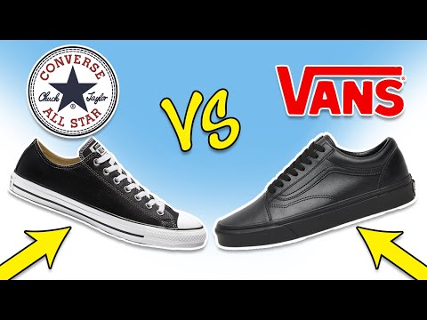 Couro Vans VS Couro Converse, o que é melhor