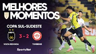 VIRADA HISTÓRICA DO VOLTAÇO - Volta Redonda 3x2 Tombense - Melhores Momentos - Copa Sul-Sudeste