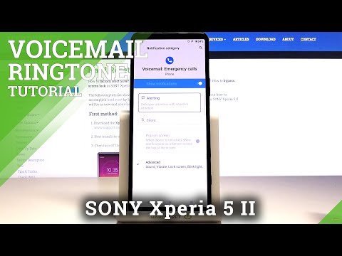 How to Change Voicemail Notification in SONY Xperia 5 II – Customize Voicemail Notification