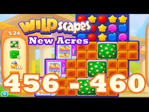 Wildscapes: New Acres Level 456 - 460 HD | 3 match | android | 457 | 458 | 459 | IOS【GameGo Game】