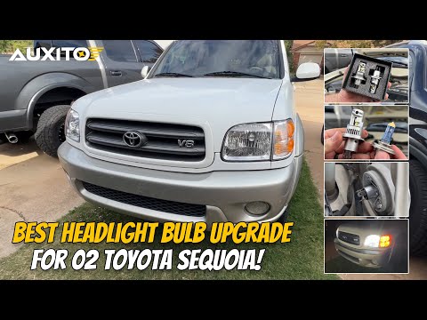 Best 9003/H4 Headlight Bulb Upgrade For 01-07 Toyota Sequoia! | AUXITO LED |
