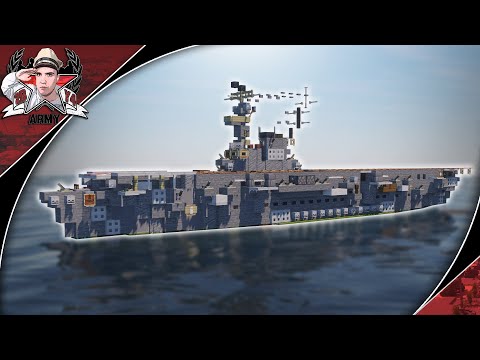 Minecraft: WW2 RN Aquila | Aquila-Class Aircraft Carrier Tutorial