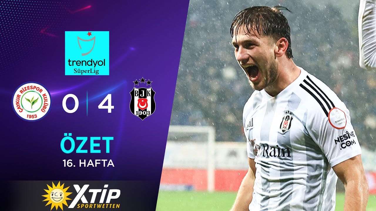 Rizespor vs Beşiktaş highlights