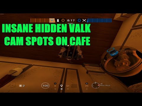 INSANE Hidden Valkyrie Cam Spots On Kafe -Rainbow Six Siege(Tips and Tricks Ep.13)