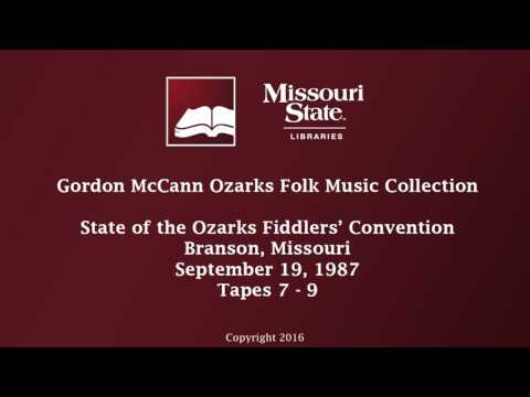 McCann: State of the Ozarks Fiddlers' Convention, September 19, 1987, Tapes 7-9