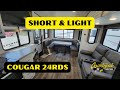 Half Ton Towable Fifth Wheel! | 2023 Cougar 24RDS
