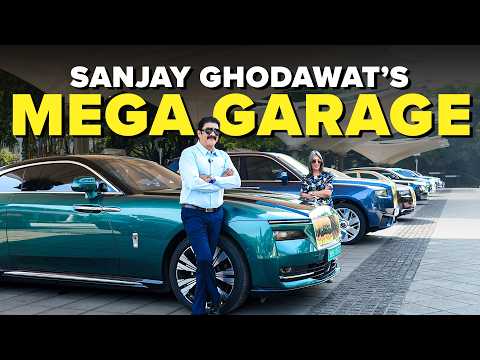 Sanjay Ghodawat’s Car Collection Tour: Rolls Royce Spectre, V-Max & Helicopters