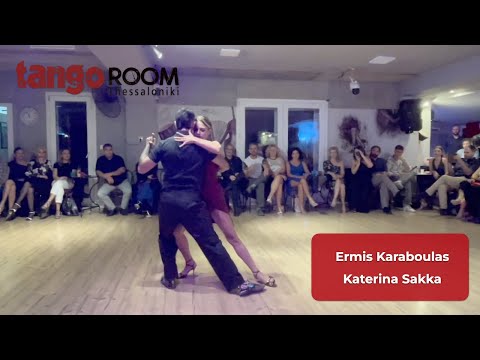 Ermis Karaboulas & Katerina Sakka show #1 at Tango Room Thessaloniki - El Buey Solo