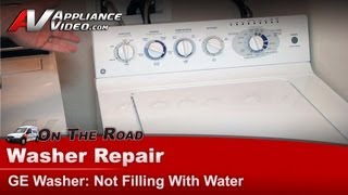 GE Washer Repair - Not Filling With Water - Fill Valve