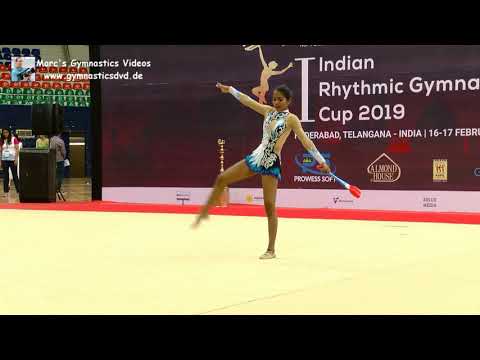 Roshani Shelar (IND) - Junior 15 - Indian RG Cup Hyderabad 2019